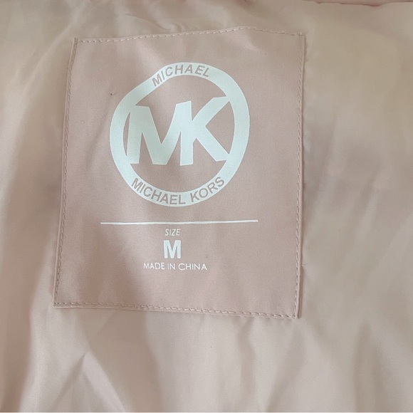 Michael Kors Faux Fur Trim Belted Puffer Jacket - Picture 6 of 6